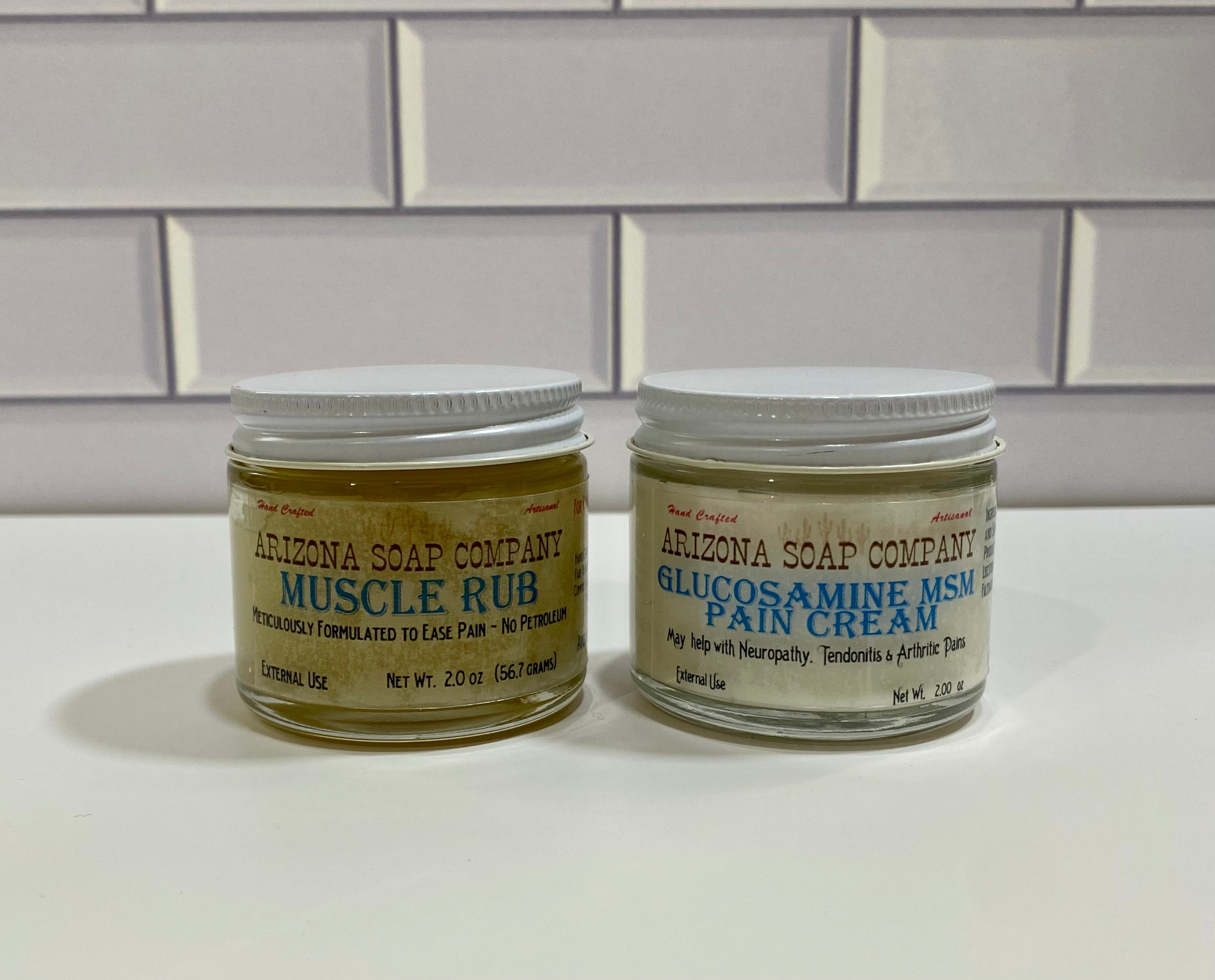 Glucosamine MSM cream + Muscle Rub set